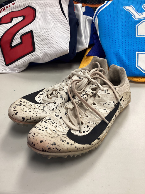 Vist Large View of Product Image Which is Used Nike Track & Field Cleats Adult White Senior 7.5
