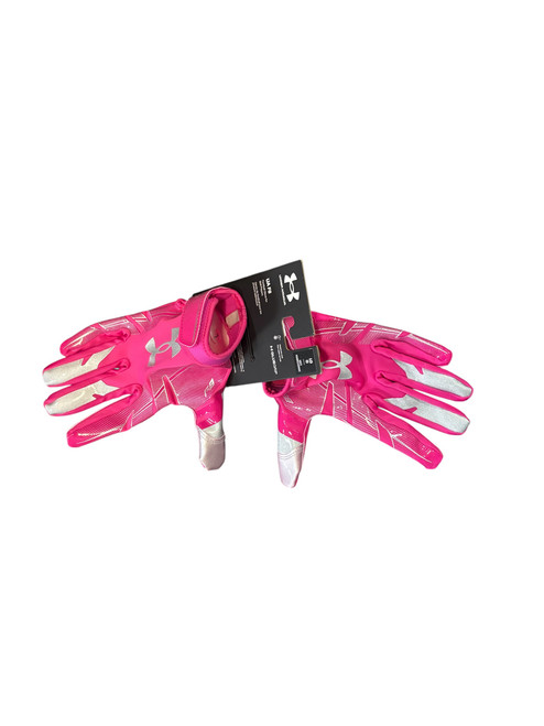 Used Under Armour F8 FB Gloves Pink XL 11885-S000184096