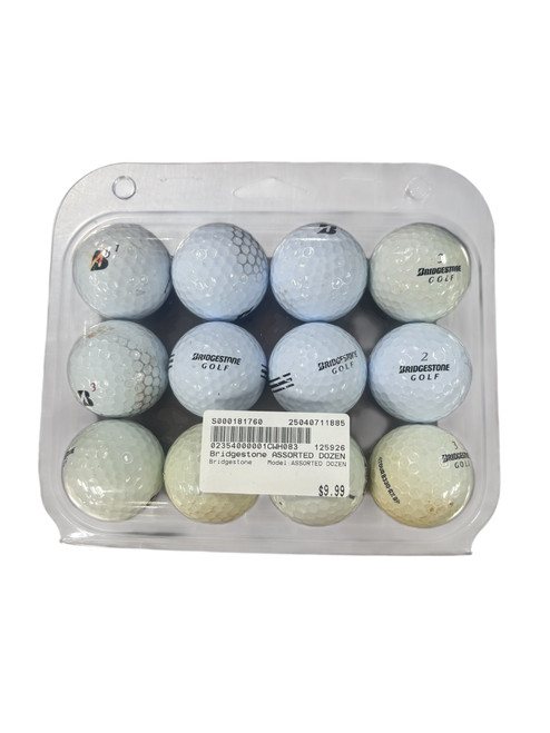 Used Bridgestone ASSORTED DOZEN 12 Pack - Golf Balls 11885-S000175499