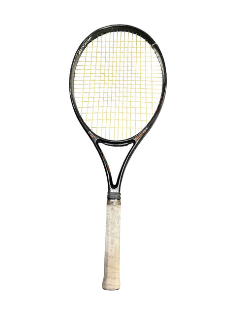 Vist Large View of Product Image Which is Used Dunlop Adult Tennis Racquet Black 4 1/4"