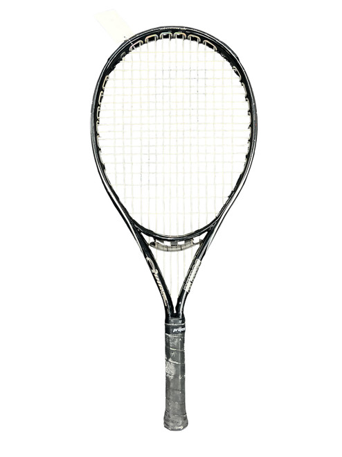 Vist Large View of Product Image Which is Used Prince O3 SPEED Adult Tennis Racquet Black 4 3/8"
