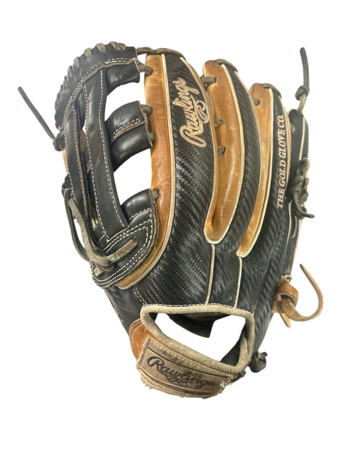 Vist Large View of Product Image Which is Used Rawlings HEART OF THE HIDE BB/SB Glove LH Throw Brown 12 3/4" 11885-S000177762