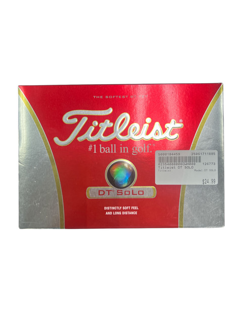 Used Titleist DT SOLO 12 Pack - Golf Balls 11885-S000184459