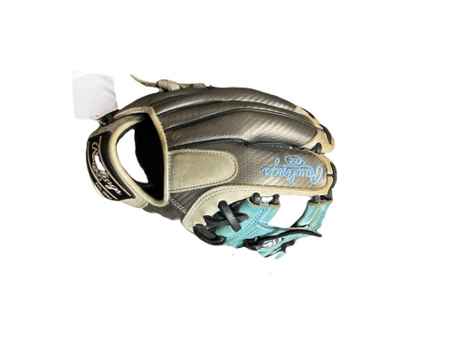 Used Rawlings HEART OF THE HIDE BB/SB Glove RH Throw Grey 11 1/2" 11885-S000183678