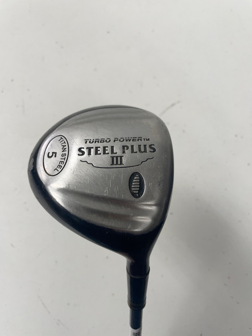 Used Turbo Power STEEL PLUS III Mens Fairway Wood RH 5 Wood 11891-S000303315