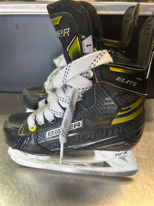 Vist Large View of Product Image Which is Used Bauer ELITE Junior Hockey Skate Junior 01