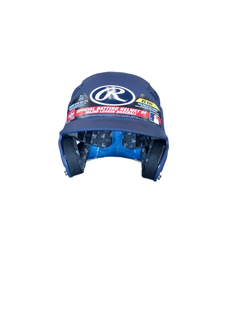 Used Rawlings R16 Batting Helmet No Mask Navy Blue S/M 11649-S000146239