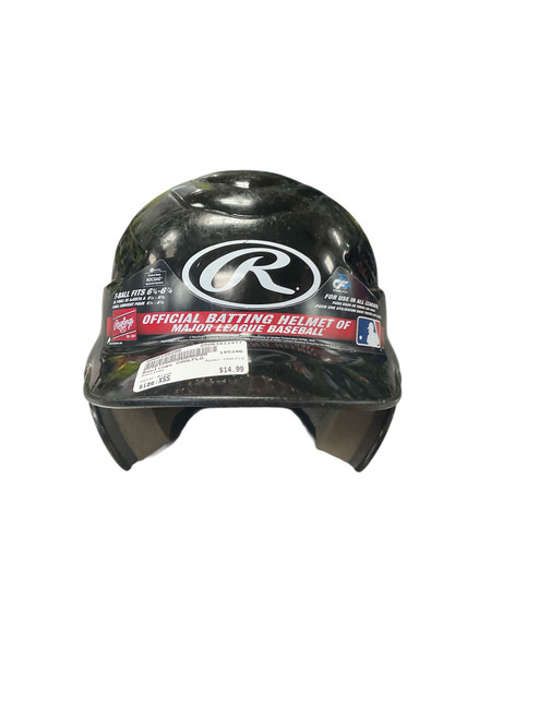 Used Rawlings COOLFLO Batting Helmet No Mask Black XS/S 11477-S000199286