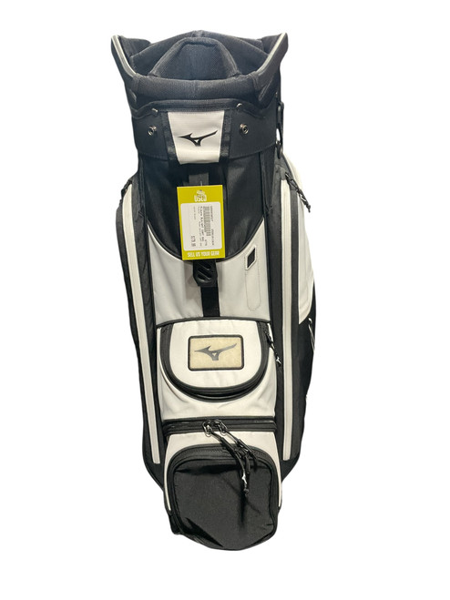 Vist Large View of Product Image Which is Used Mizuno BLK/WHT CART BAG Mens Cart Bag Black 11834-S000036527