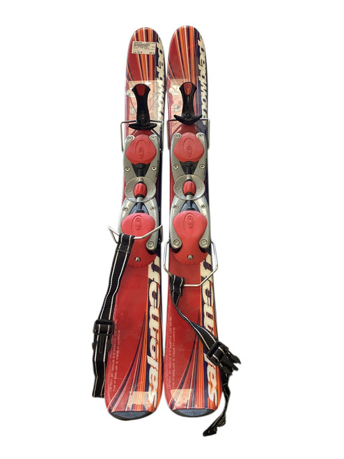 Used Salomon SNOW BLADES Mens DH Ski/Binding Red 135 cm 11845-S000030059