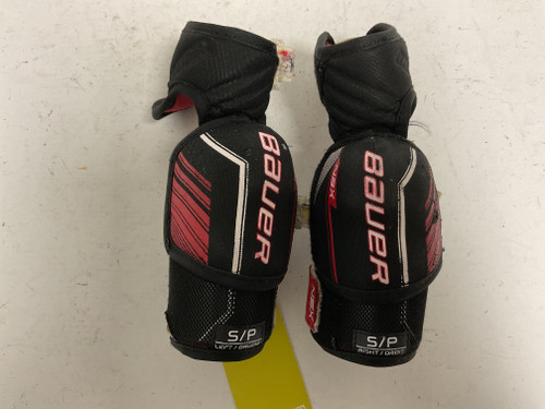 Used Bauer NSX Junior Elbow Pads Black And Red SM 11855-S000186476