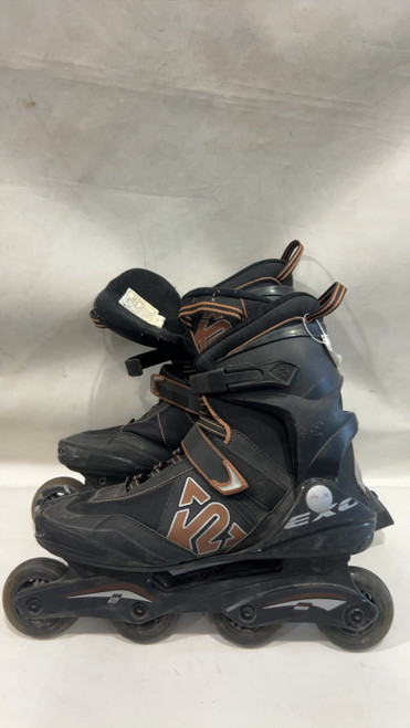 Vist Large View of Product Image Which is Used K2 EXO RSKT SZ 11 Senior Rec Fitness Skates Black Senior 11