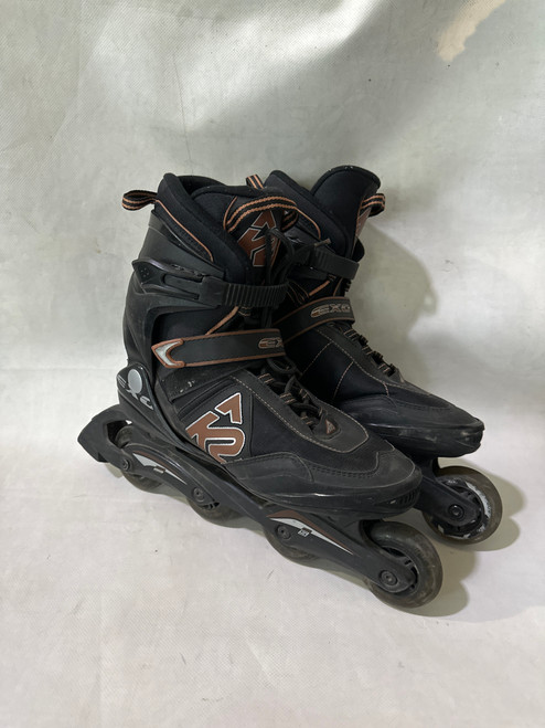 Vist Large View of Product Image Which is Used K2 EXO RSKT SZ 11 Senior Rec Fitness Skates Black Senior 11