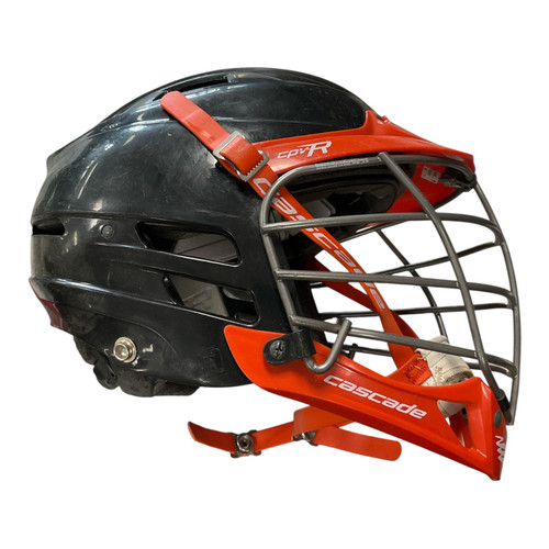 Vist Large View of Product Image Which is Used Cascade CPV-R Lacrosse Helmet Black One Size 11362-S000160733