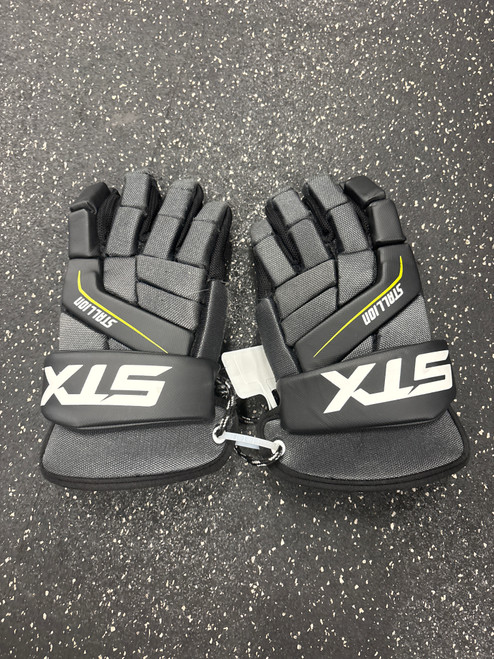 Used STX STALLION 200 Lacrosse Gloves Mens Black LG 11726-S000282199