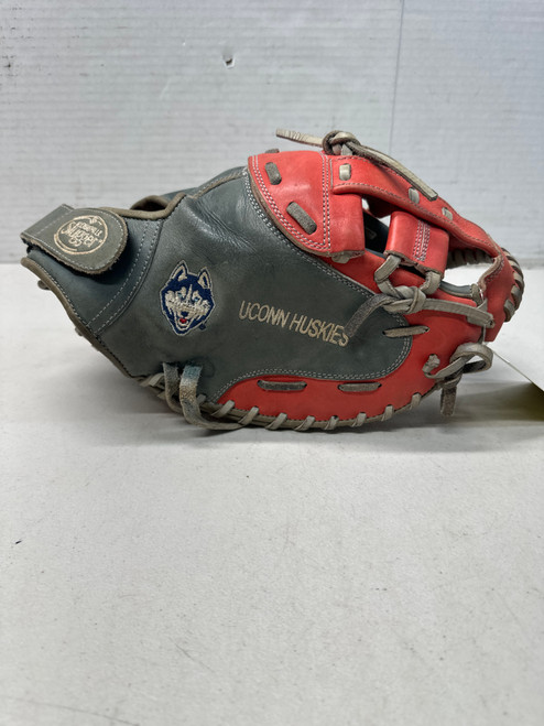 Used Louisville Slugger EV-CUS BB/SB Catchers RH Throw Grey And Red 34" 11835-S000195213