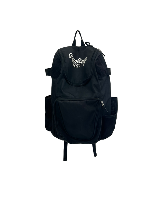 Vist Large View of Product Image Which is Used Rawlings Black Baseball Backpack 11692-S000137431