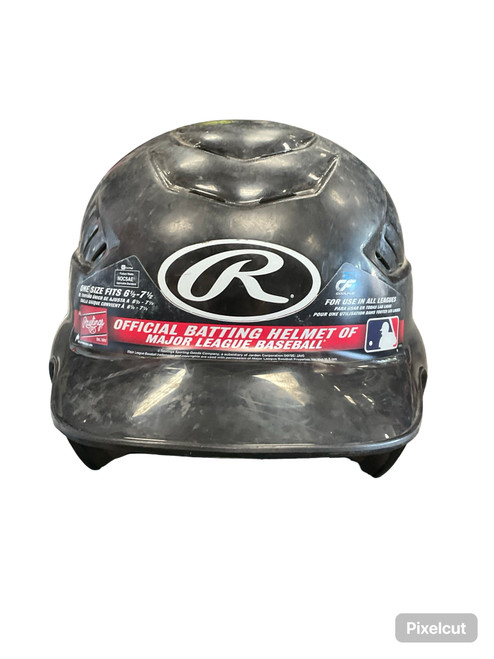 Used Rawlings BAT HELMET Batting Helmet No Mask Black S/M 11794-S000261736