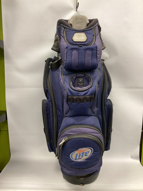 Vist Large View of Product Image Which is Used Burton MILLER LITE BAG Mens Cart Bag Navy Blue