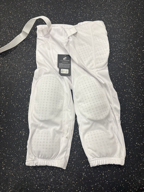 Used Champro FPU13Y Youth FB Integrated Pants White LG 11726-S000282302