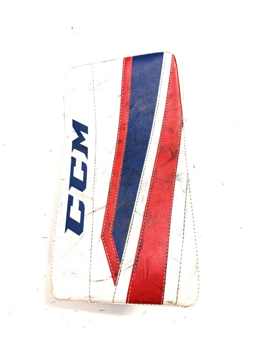 Used CCM EFLEX Junior Goalie Blocker White 11860-S000292557