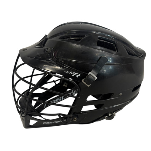 Vist Large View of Product Image Which is Used Cascade CPV-R Lacrosse Helmet Black M/L 11406-S000105414
