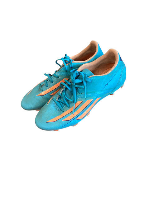 Vist Large View of Product Image Which is Used Adidas F30 Soccer Cleats Carolina Blue Senior 6.5 11845-S000030096