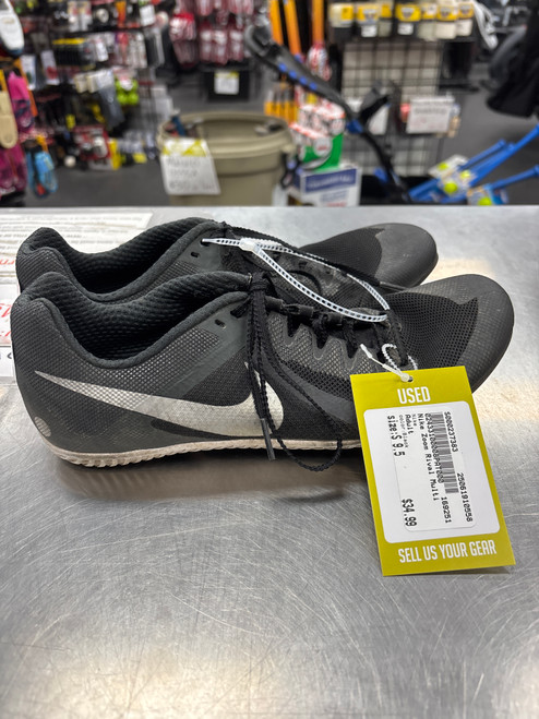Used Nike Track & Field Cleats Adult Black Senior 9.5 10558-S000237383