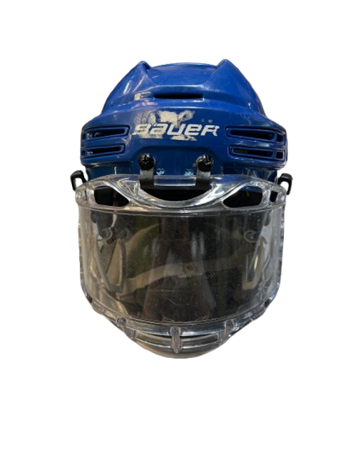 Used Bauer BAUER HOCKEY HELMET Helmet Cage Combo Cobalt SM 11843-S000015344