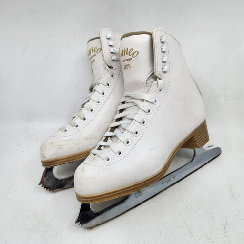 Used Jackson CAMEO 4800 Girls Figure Skate White Junior 05 10589-S000414490