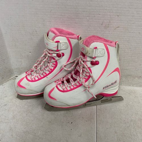 Used Riedell SPIRAL Girls Figure Skate Pink Junior 01 11762-S000064548