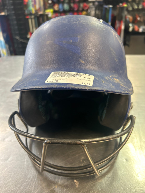 Vist Large View of Product Image Which is Used Easton HELEMT Batting Helmet w/Mask Royal Blue MD