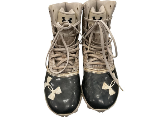 Vist Large View of Product Image Which is USED Under Armour 4201615949-003 Adult FB Cleats Black Senior 7.5