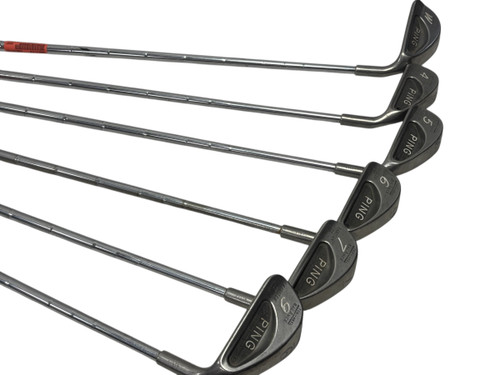 Vist Large View of Product Image Which is Used Ping KARSTEN II Mens Golf Iron Set RH 4I-PW (missing 8 iron)