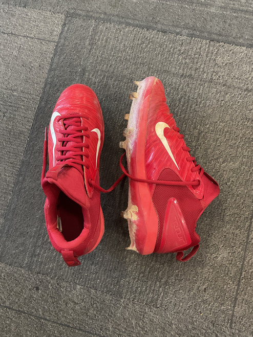 Used Nike TROUT BB/SB Cleats Red Youth 10.0 11614-S000215570