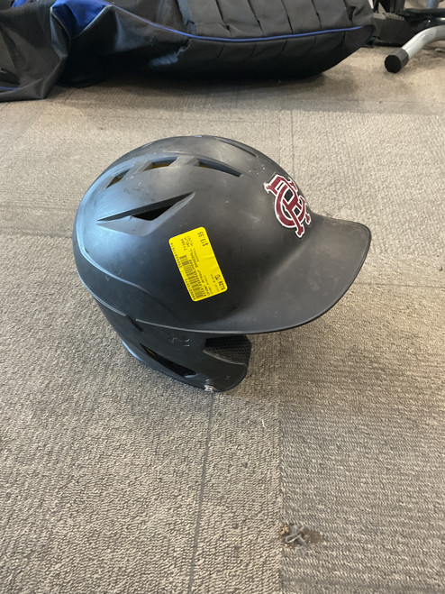 Used Under Armour BASEBALL HELMET Batting Helmet No Mask Black MD 11614-S000215573