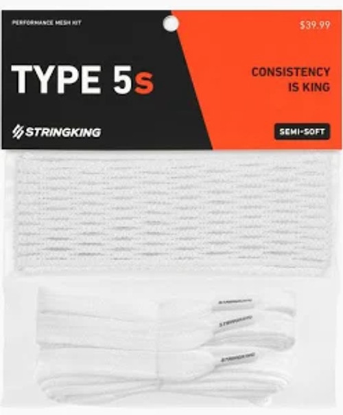 New StringKing WHITE MESH SS NO STRING 11860-SKG13463WHT