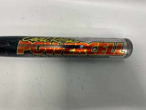 Vist Large View of Product Image Which is Used Worth POWERCELL BB/SB Slowpitch Bat Black And Red 34"