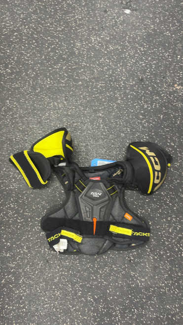 Used CCM TACKS ASV PRO Youth Shoulder Pads LG 10589-S000414550