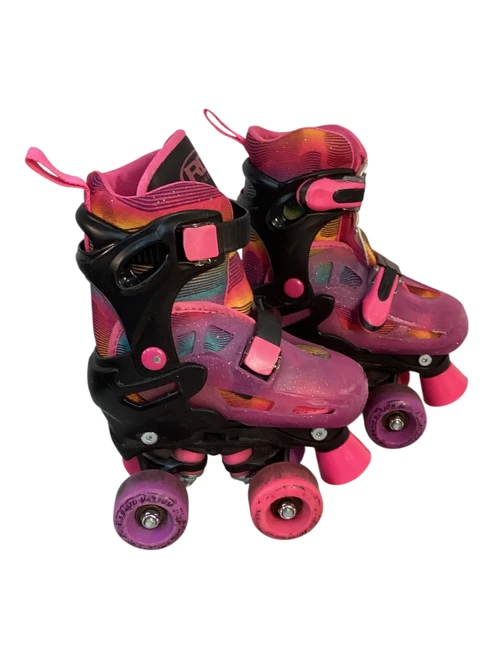 Vist Large View of Product Image Which is Used RollerDerby PINK QUAD SKATE Child Roller Quad Skates Pink Adjustable