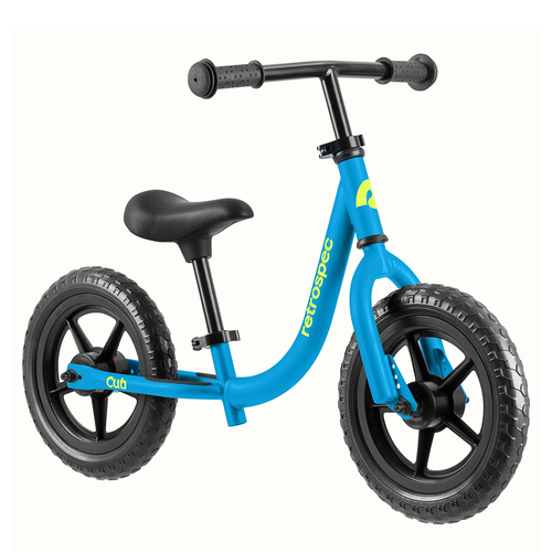 Vist Large View of Product Image Which is New Retrospec Cub Kids Balance Bike Brash Blue- 12"