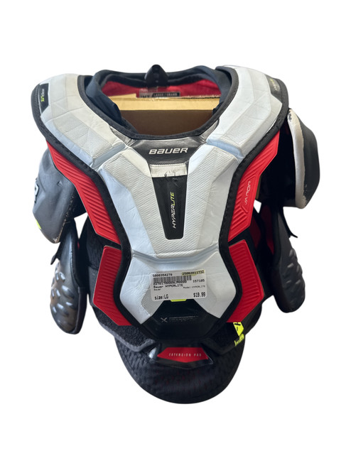 Used Bauer HYPERLITE Intermediate Shoulder Pads LG 11732-S000354278