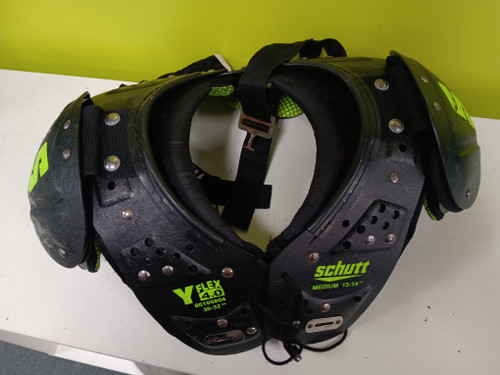 Used Schutt 13-14 FB Shoulder Pads None MD 11307-S000256835