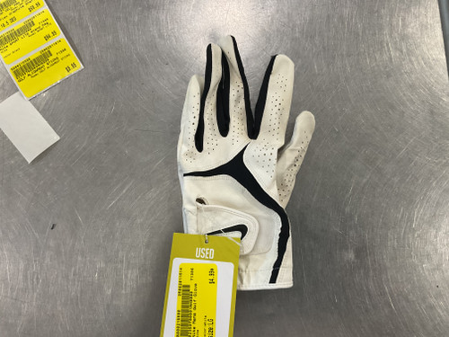Used Nike Mens Golf Glove White LG 11614-S000215590