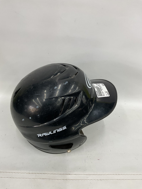 Used Rawlings BASEBALL HELMET Batting Helmet No Mask Black SM 11871-S000016956