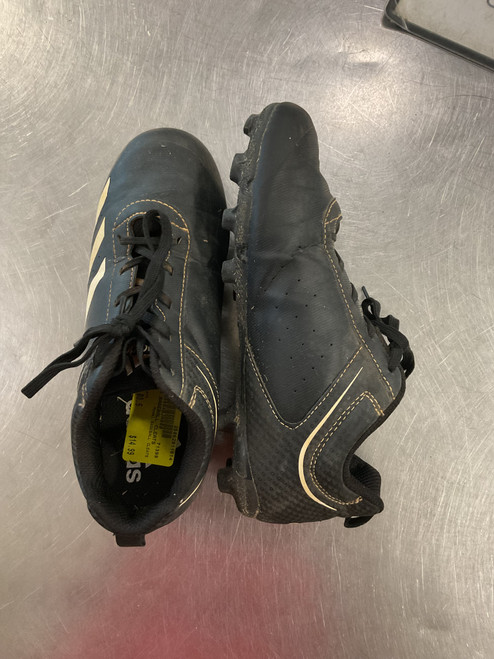 Used Adidas BASEBALL CLEATS BB/SB Cleats Black Junior 03.5 11614-S000215602