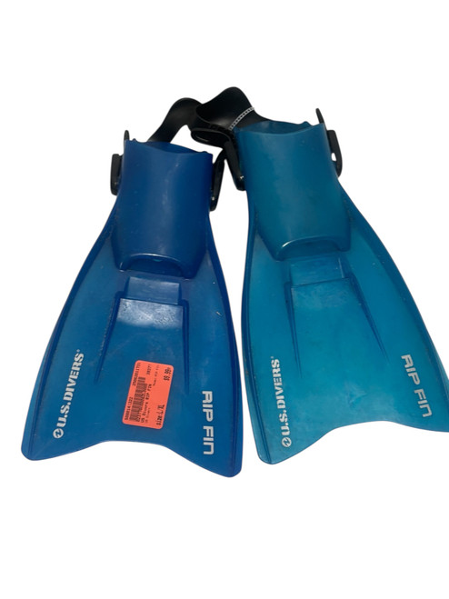 Used US Divers RIP FIN Swim Fins Snorkel Fins Youth L/XL 1-4 11731-S000141322