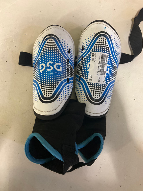 Used Soccer Shin Guards Youth White LG 11790-S000045799