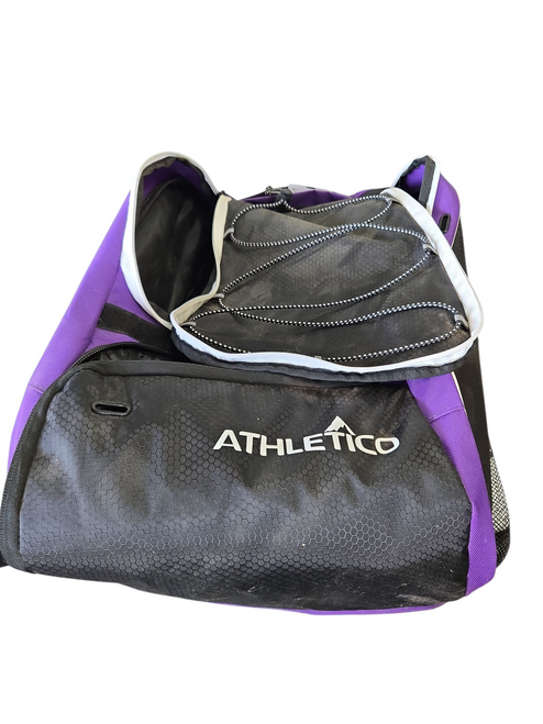 Vist Large View of Product Image Which is Used ATHLETICO BACKPACK BB/SB Player Backpack Purple 11617-S000326905