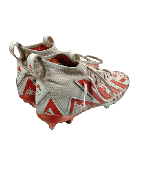 Vist Large View of Product Image Which is Used Adidas FREAK Adult FB Cleats Orange Senior 11.5